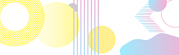 炫彩不规则几何广告banner