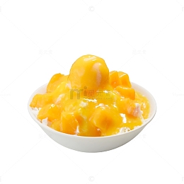 黄色的牛奶布丁果冻