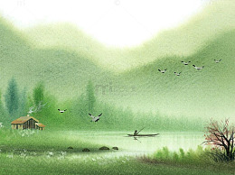 清幽脱俗水乡风景