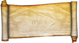 手绘做旧卷轴纸张