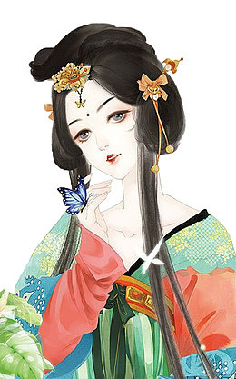 手绘王昭君
