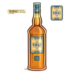 高级啤酒瓶图片