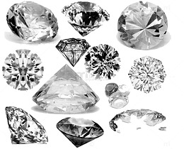 多颗黑钻石实物促销