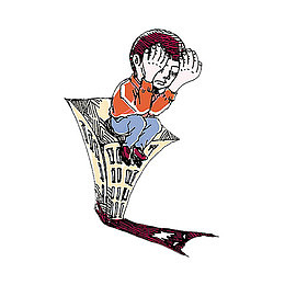 一个想要跳楼的孩子