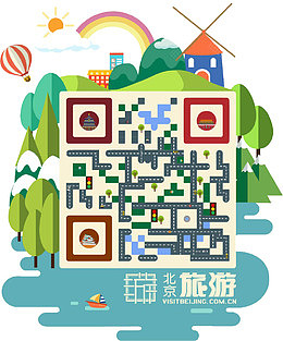 背景旅游二维码