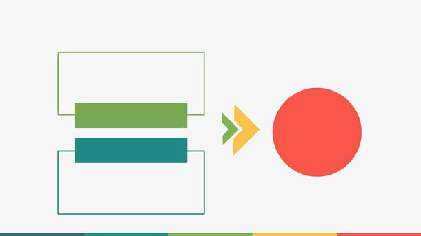 彩色论文总结ppt模板素材免费下载_觅元素