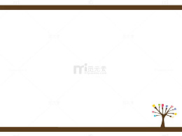 艺术树PPT元素