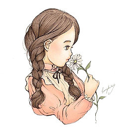 花朵女孩
