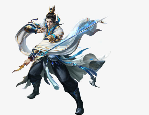 创意合成宝剑效果人物特效