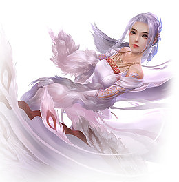 来自天上的仙女合成效果