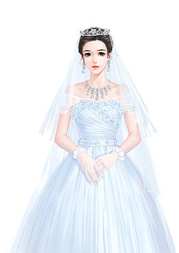 好看的新娘子结婚婚纱