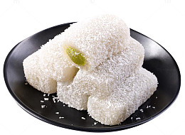 抹茶爆浆麻薯点心