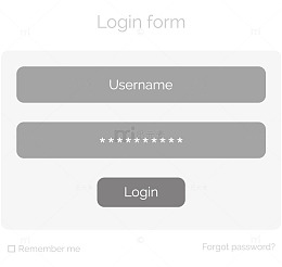 灰色用户页面登录导航
