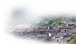 中式村庄素材