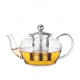 明火加热草茶玻璃壶