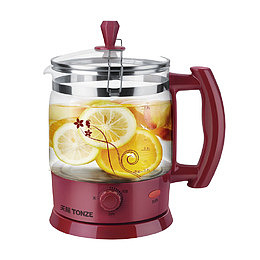 红色煎药养生壶