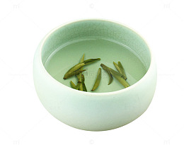 茶碗里的毛尖茶