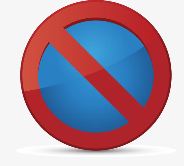 红色禁止标志