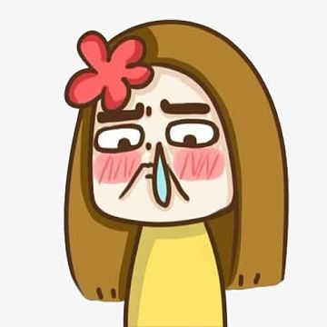 卡通流鼻涕女孩
