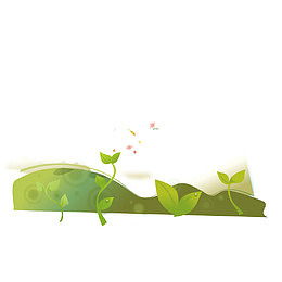 梦幻嫩芽插画素材