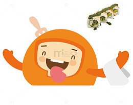 卡通原创商家肉卷