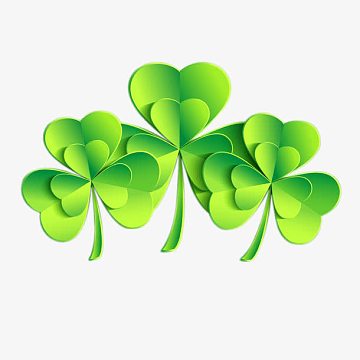 三叶草矢量图png矢量三叶草png创意三叶草png绿色幸运草装饰图案矢量