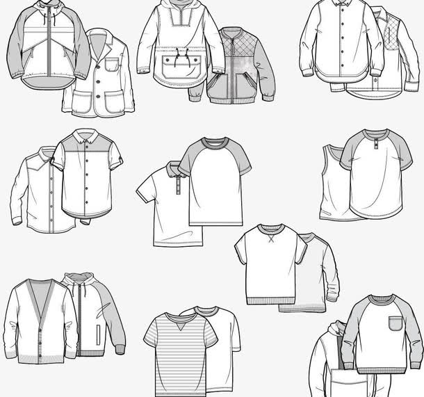 上衣外套服装版型