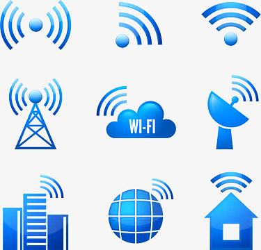 矢量手绘wifi信号