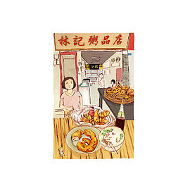 老香港美食店铺