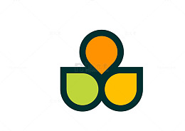 水滴logo矢量图