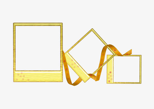 长方形简约边框素材免费下载_觅元素