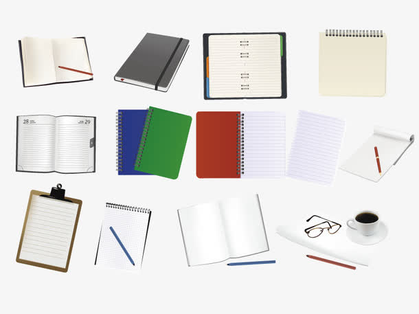 笔记本记录本素材免费下载_觅元素