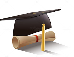 矢量手绘学位