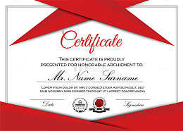 红色证书边框纹理