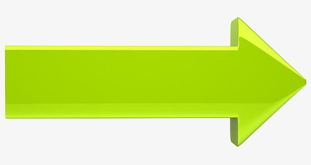 右转箭头png卡通彩色箭头免抠图标png油漆向右箭头png绿色循环箭头png