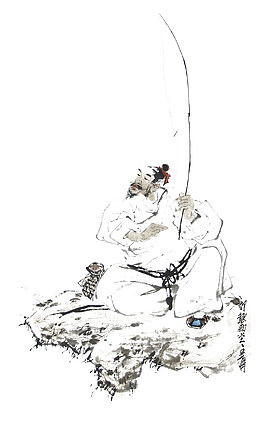 中国风垂钓