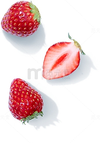水果植物草莓红色