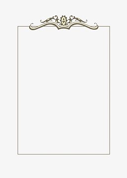简洁欧式花纹边框素材