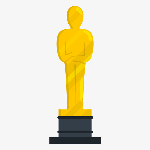 小金人奖项免抠素材免费下载_觅元素51yuansu.com