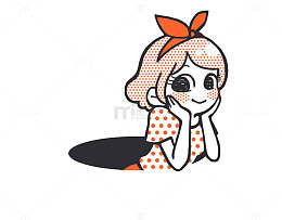 可爱小女孩