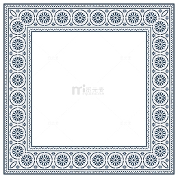 古典花纹边框纹理
