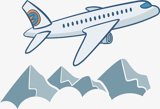 乘坐飞机去旅游