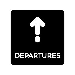 departure出发标志图标