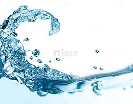 流动的水素材图片