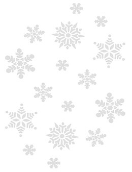 白色飘落的雪花