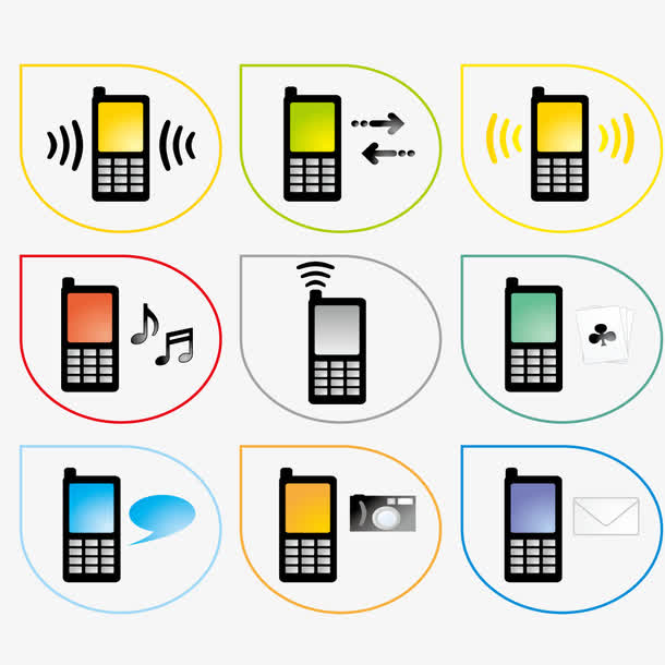 矢量手绘手机模型