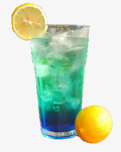柠檬蓝柑气泡水