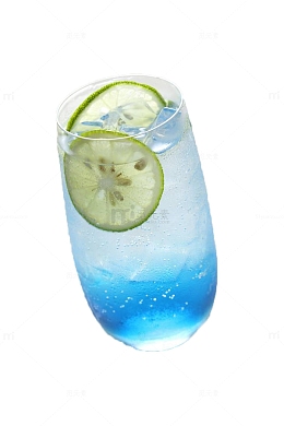 柠檬蓝柑鸡尾酒