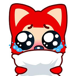 抱着枕头流泪的阿狸