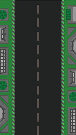 直走马路